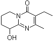 3-Ethyl-6,7,8,9-tetrahydro-9-hydroxy-2-methyl-4H-pyrido[1,2-a]pyrimidin-4-one molecular structure (CAS 849903-79-3)