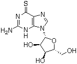 6-Thioguanosine molecular structure (CAS 85-31-4)