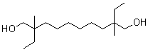 2,9-二乙基-2,9-二甲基-1,10-癸二醇分子结构 (CAS 85018-63-9)