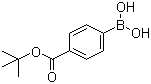 结构式 CAS# 850568-54-6, 4-(叔丁氧羰基)苯硼酸