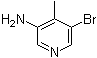 structure of CAS# 850892-12-5, 3-Amino-5-bromo-4-methylpyridine;3-Bromo-4-methyl-5-aminopyridine; 5-Bromo-4-methylpyridin-3-ylamine