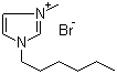 structure of CAS# 85100-78-3, 1-Hexyl-3-methylimidazolium bromide