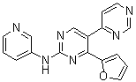 4'-(2-Furanyl)-N-3-pyridinyl[4,5'-bipyrimidin]-2'-amine molecular structure (CAS 851371-22-7)