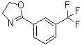 结构式 CAS# 851513-74-1, 4,5-二氢-2-[3-(三氟甲基)苯基]恶唑