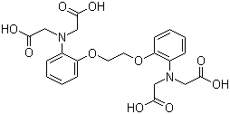 1,2-Bis(2-aminophenoxy)ethane-N,N,N',N'-tetraacetic acid molecular structure (CAS 85233-19-8)