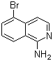 structure of CAS# 852570-80-0, 5-Bromoisoquinolin-1-amine;5-Bromo-1-isoquinolinamine