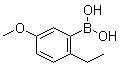 2-Ethyl-5-methoxyphenylboronic acid molecular structure (CAS 852946-98-6)