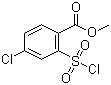 结构式 CAS# 85392-01-4, 4-氯-2-氯磺酰基苯甲酸甲酯