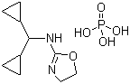 structure of CAS# 85409-38-7, Rilmenidine phosphate;N-(Dicyclopropylmethyl)-4,5-dihydro-2-oxazolamine phosphate