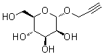 结构式 CAS# 854262-01-4, 炔丙基 alpha-D-吡喃甘露糖苷