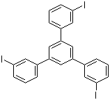 结构式 CAS# 855239-61-1, 1,3,5-三(3-碘苯基)苯