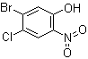 5-Bromo-4-chloro-2-nitrophenol molecular structure (CAS 855400-82-7)