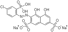 偶氮氯磷 I分子结构 (CAS 85561-96-2)
