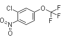 结构式 CAS# 85578-47-8, 2-氯-1-硝基-4-(三氟甲氧基)苯