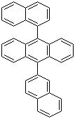 结构式 CAS# 855828-36-3, 9-(1-萘基)-10-(2-萘基)蒽