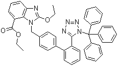 CAS # 856414-35-2, N-Trityl candesartan ethyl ester