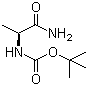 structure of CAS# 85642-13-3, Boc-L-alanine amide;Boc-Ala-NH2; N-tert-Butoxycarbonyl-L-alanine amide