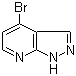 结构式 CAS# 856859-49-9, 4-溴-7-氮杂吲唑; 4-溴吡唑并[3,4-b]吡啶