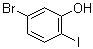 structure of CAS# 858855-11-5, 5-Bromo-2-iodophenol