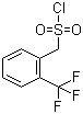 structure of CAS# 85952-32-5, 2-Trifluoromethylbenzylsulfonyl chloride