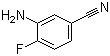 structure of CAS# 859855-53-1, 3-Amino-4-fluorobenzonitrile