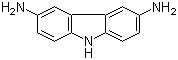 structure of CAS# 86-71-5, 3,6-Diaminocarbazole;9H-Carbazole-3,6-diamine