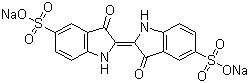 Acid Blue 74 molecular structure (CAS 860-22-0)