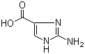 结构式 CAS# 860011-60-5, 2-氨基-1H-咪唑-4-羧酸