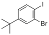 3-Bromo-4-iodo-tert-butylbenzene molecular structure (CAS 860435-39-8)