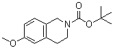 structure of CAS# 860436-57-3, tert-Butyl 6-methoxy-3,4-dihydroisoquinoline-2(1H)-carboxylate