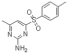 结构式 CAS# 860648-93-7, 4-甲基-6-[(4-甲基苯基)磺酰基]-2-嘧啶胺