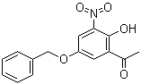 结构式 CAS# 861841-94-3, 1-[2-羟基-3-硝基-5-(苄氧基)苯基]乙酮