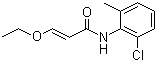结构式 CAS# 863127-76-8, (E)-N-(2-氯-6-甲基苯基)-3-乙氧基丙烯酰胺