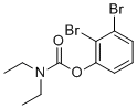 2,3-Dibromophenyl N,N-diethylcarbamate molecular structure (CAS 863870-80-8)