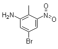 结构式 CAS# 864550-40-3, 5-溴-2-甲基-3-硝基苯胺
