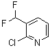 2-Chloro-3-(difluoromethyl)pyridine molecular structure (CAS 865663-96-3)