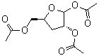 结构式 CAS# 865853-43-6, 3-脱氧-D-赤式呋喃戊糖三乙酸酯