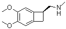 structure of CAS# 866783-12-2, 1-((7S)-3,4-Dimethoxybicyclo[4.2.0]octa-1,3,5-trien-7-yl)-N-methylmethanamine