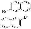 结构式 CAS# 86688-08-6, (1R)-2,2'-二溴-1,1'-联萘