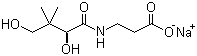 Sodium D-pantothenate  molecular structure (CAS 867-81-2)