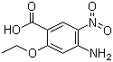 structure of CAS# 86718-18-5, 4-Amino-2-ethoxy-5-nitrobenzoic acid