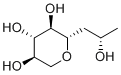 structure of CAS# 868156-46-1, (S)-Pro-xylane;(S)-Hydroxypropyl tetrahydropyrantriol;1,5-anhydro-6,8-dideoxy-L-glycero-L-gluco-Octitol