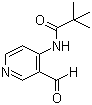 结构式 CAS# 86847-71-4, 4-[(2,2-二甲基丙酰基)氨基]吡啶-3-甲醛