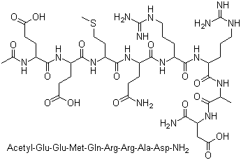结构式 CAS# 868844-74-0, 乙酰八胜肽-1