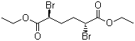 结构式 CAS# 869-10-3, 2,5-二溴己二酸二乙酯