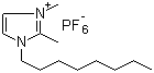 1-Octyl-2,3-dimethylimidazolium hexafluorophosphate molecular structure (CAS 869578-59-6)