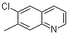 结构式 CAS# 86984-27-2, 6-氯-7-甲基喹啉