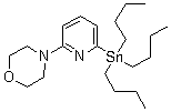 4-[6-(Tributylstannyl)-2-pyridinyl]morpholine molecular structure (CAS 869901-24-6)