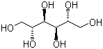 Mannitol molecular structure (CAS 87-78-5)