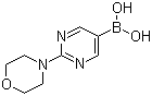2-Morpholinopyrimidin-5-ylboronic acid molecular structure (CAS 870521-33-8)